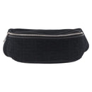 FENDI Shoulder Bag Canvas Black Silver Auth ka5602V-2