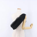 FENDI Shoulder Bag Canvas Black Silver Auth ka5602V-21
