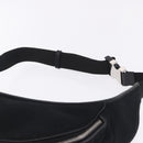 FENDI Shoulder Bag Canvas Black Silver Auth ka5602V-8