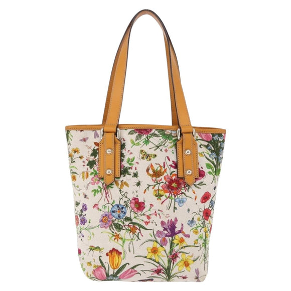 GUCCI Hand Bag Canvas Outlet Multicolor Gold 257250 Auth ka5603A