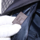 GUCCI Sherry Line Shoulder Bag Nylon Navy Silver 270410 Auth ka5604A-22
