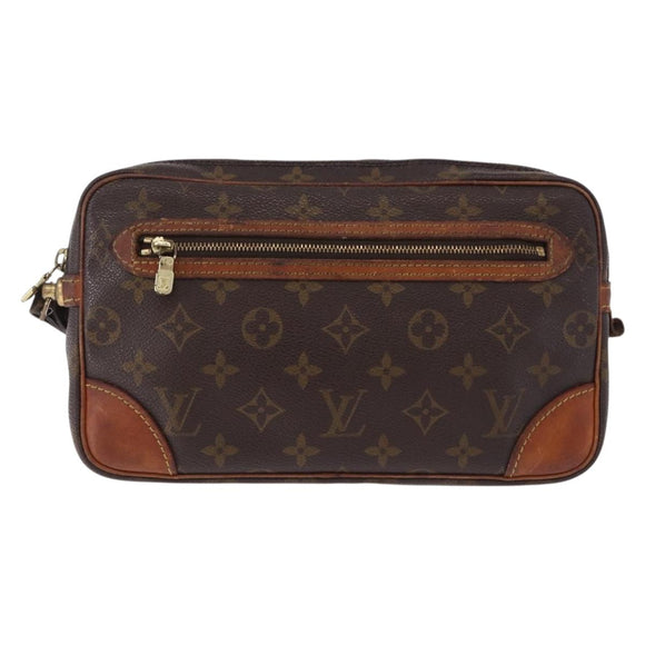 LOUIS VUITTON Monogram Marly Dragonne GM Clutch Bag M51825 LV Auth ka5605