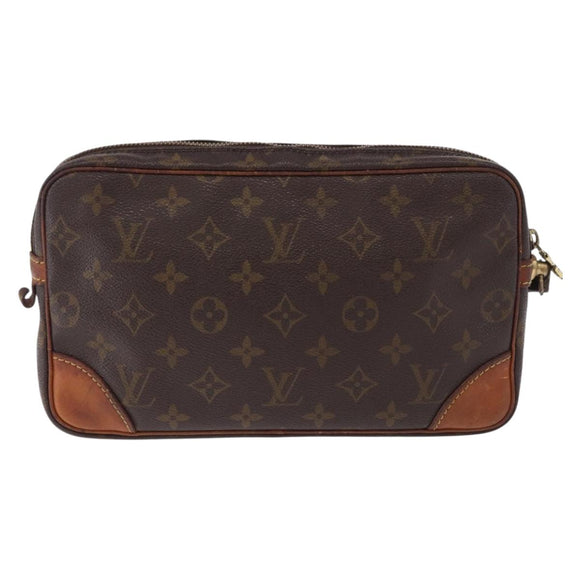 LOUIS VUITTON Monogram Marly Dragonne GM Clutch Bag M51825 LV Auth ka5605