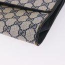 GUCCI GG Supreme Shoulder Bag PVC Navy Gold 94 02 050 Auth ka5606-15