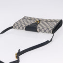 GUCCI GG Supreme Shoulder Bag PVC Navy Gold 94 02 050 Auth ka5606-7
