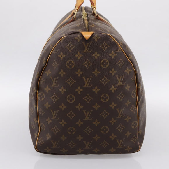 LOUIS VUITTON Monogram Keepall 60 Boston Bag M41422 LV Auth ka5607