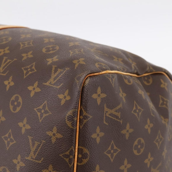LOUIS VUITTON Monogram Keepall 55 Boston Bag M41424 LV Auth ka5608