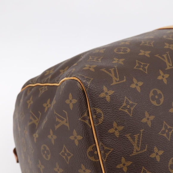 LOUIS VUITTON Monogram Keepall 55 Boston Bag M41424 LV Auth ka5608