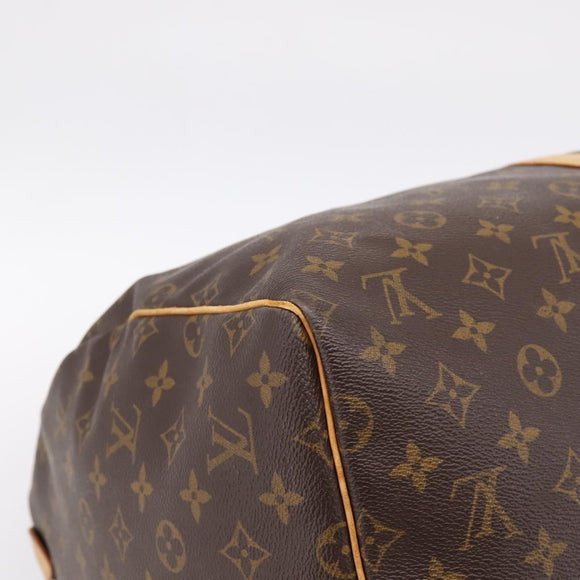 LOUIS VUITTON Monogram Keepall 55 Boston Bag M41424 LV Auth ka5608