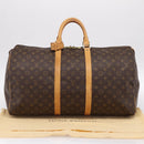 LOUIS VUITTON Monogram Keepall 55 Boston Bag M41424 LV Auth ka5608-12