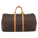 LOUIS VUITTON Monogram Keepall 55 Boston Bag M41424 LV Auth ka5608-2