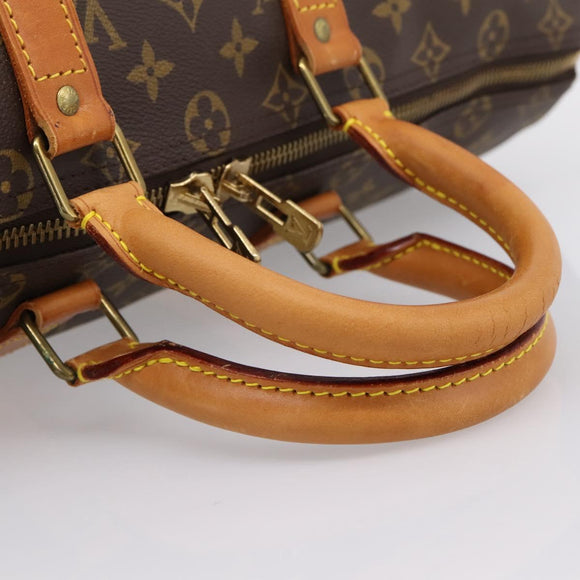 LOUIS VUITTON Monogram Keepall 45 Boston Bag M41428 LV Auth ka5609A