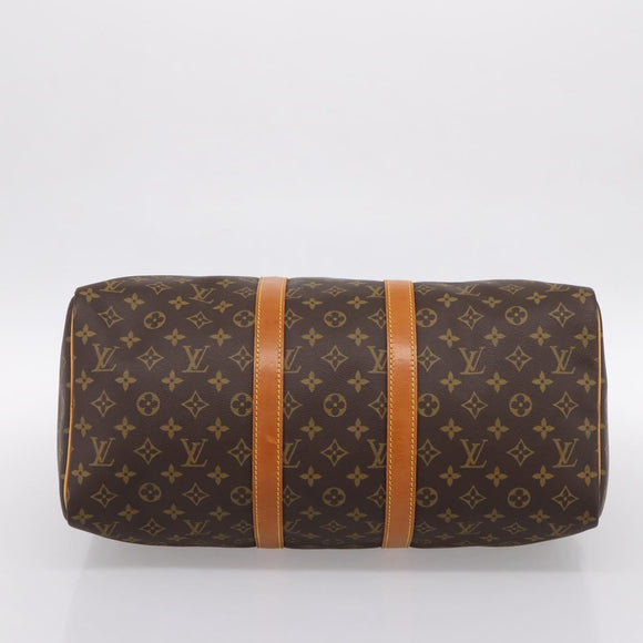 LOUIS VUITTON Monogram Keepall 45 Boston Bag M41428 LV Auth ka5609A
