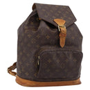 LOUIS VUITTON Monogram Montsouris GM Backpack M51135 LV Auth ka5611-1