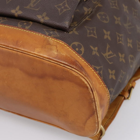 LOUIS VUITTON Monogram Montsouris GM Backpack M51135 LV Auth ka5611