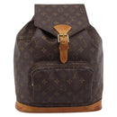 LOUIS VUITTON Monogram Montsouris GM Backpack M51135 LV Auth ka5611-13