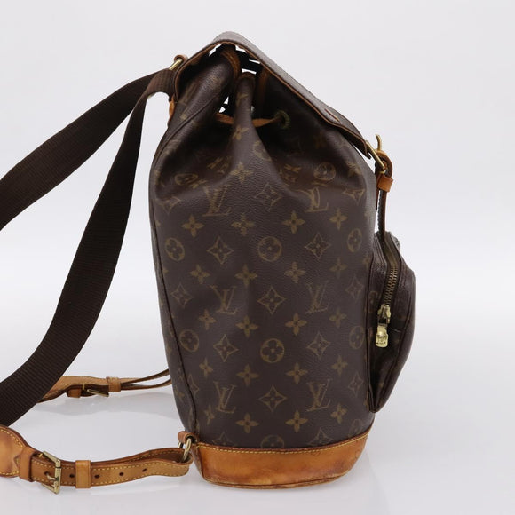 LOUIS VUITTON Monogram Montsouris GM Backpack M51135 LV Auth ka5611