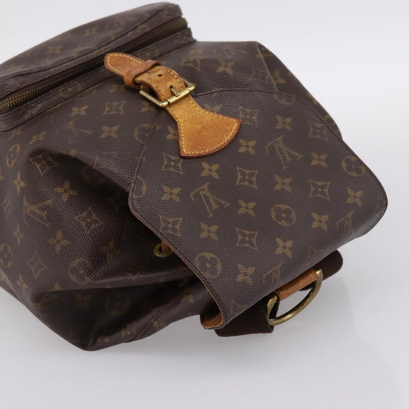 LOUIS VUITTON Monogram Montsouris GM Backpack M51135 LV Auth ka5611