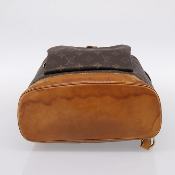 LOUIS VUITTON Monogram Montsouris GM Backpack M51135 LV Auth ka5611