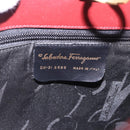 Salvatore Ferragamo Gancini Backpack Leather Bordeaux Gold Auth ka5613A-12