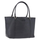 GUCCI Micro GG Canvas Guccissima Bag Leather Outlet Black 449647 Auth ka5617-1