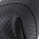 GUCCI Micro GG Canvas Guccissima Bag Leather Outlet Black 449647 Auth ka5617-12