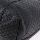 GUCCI Micro GG Canvas Guccissima Bag Leather Outlet Black 449647 Auth ka5617-13