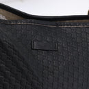 GUCCI Micro GG Canvas Guccissima Bag Leather Outlet Black 449647 Auth ka5617-14