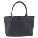 GUCCI Micro GG Canvas Guccissima Bag Leather Outlet Black 449647 Auth ka5617-2