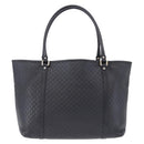GUCCI Micro GG Canvas Guccissima Bag Leather Outlet Black 449647 Auth ka5617-3