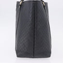 GUCCI Micro GG Canvas Guccissima Bag Leather Outlet Black 449647 Auth ka5617-4