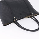 GUCCI Micro GG Canvas Guccissima Bag Leather Outlet Black 449647 Auth ka5617-6