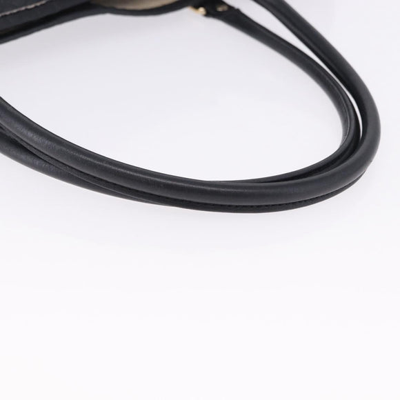 GUCCI Micro GG Canvas Guccissima Bag Leather Outlet Black 449647 Auth ka5617