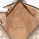 GUCCI GG Supreme Web Sherry Line Hand Bag PVC Beige Gold 39 02 041 Auth ka5618-17