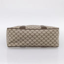 GUCCI GG Supreme Web Sherry Line Hand Bag PVC Beige Gold 39 02 041 Auth ka5618-9