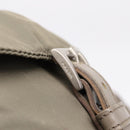 PRADA Backpack Nylon Green Silver Auth ka5619A-10
