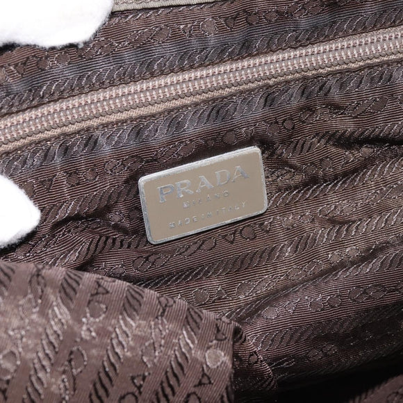 PRADA Backpack Nylon Green Silver Auth ka5619A