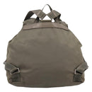 PRADA Backpack Nylon Green Silver Auth ka5619A-2