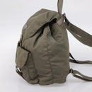 PRADA Backpack Nylon Green Silver Auth ka5619A-4