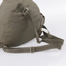 PRADA Backpack Nylon Green Silver Auth ka5619A-9