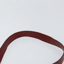 Christian Dior Shoulder Bag Leather Red Gold Auth ka562-8