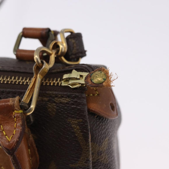 LOUIS VUITTON Monogram Mini Speedy Hand Bag M41534 LV Auth ka5620