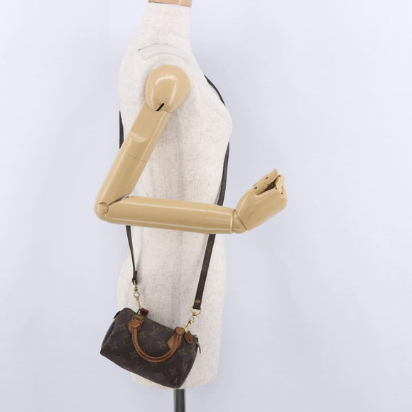 LOUIS VUITTON Monogram Mini Speedy Hand Bag M41534 LV Auth ka5620