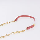 Miu Miu Matelasse Chain Shoulder Wallet Leather Pink Gold Auth ka5623A-14