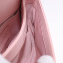 CHANEL V Stitch Chain Studs Shoulder Bag Lamb Skin Pink Silver CC Auth ka5624SAV-21