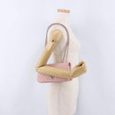 CHANEL V Stitch Chain Studs Shoulder Bag Lamb Skin Pink Silver CC Auth ka5624SAV-27