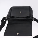 Salvatore Ferragamo Shoulder Bag Leather Black Silver Auth ka5625-10