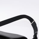 Salvatore Ferragamo Shoulder Bag Leather Black Silver Auth ka5625-8