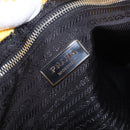 PRADA Tote Bag Pile Yellow Silver Auth ka5626V-10