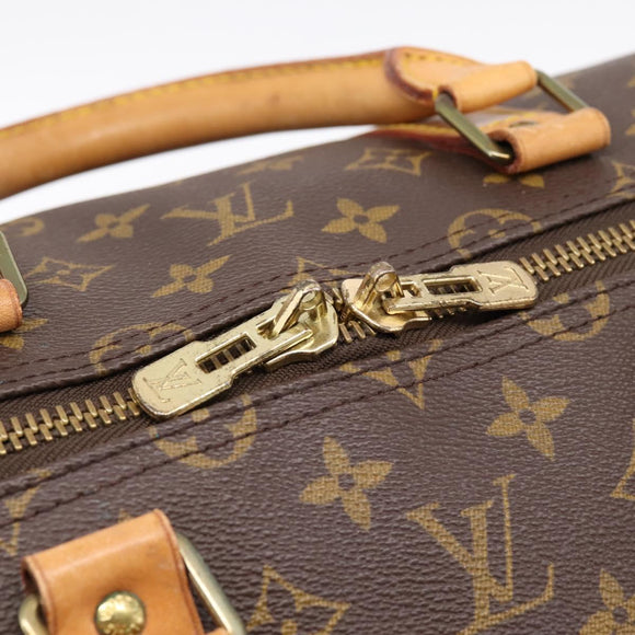 LOUIS VUITTON Monogram Keepall 55 Boston Bag M41424 LV Auth ka5627